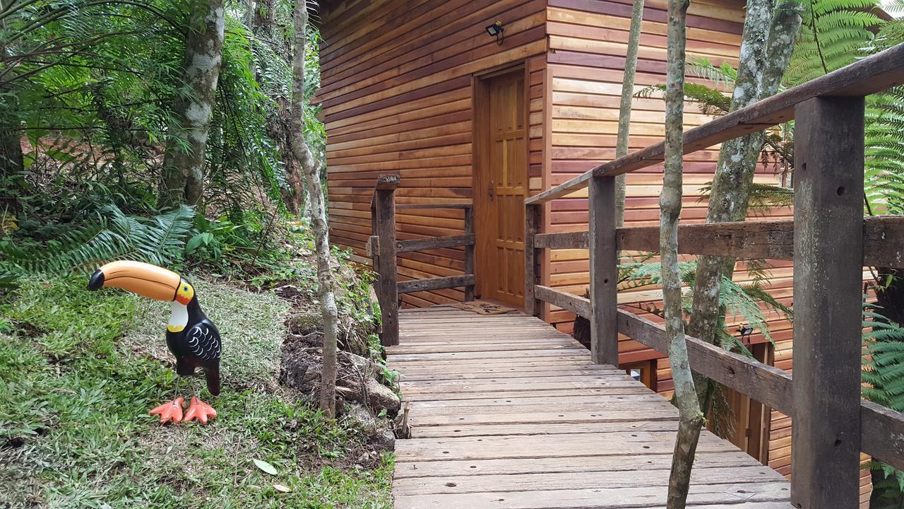 Chale Dos Tucanos- Parede De Vidro Com Linda Vista Campos do Jordão Kültér fotó